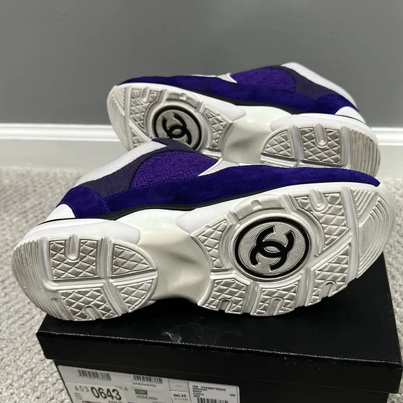 ❌SOLD❌ Chanel Sneakers Purple size 38.5 - Picture 7 of 8